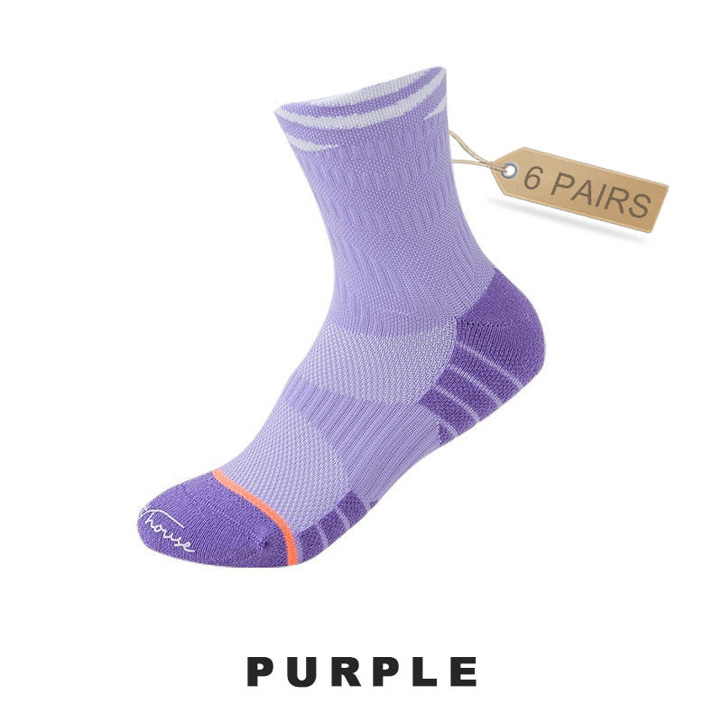 Women's Breathable Fitness Socks (6 pairs)