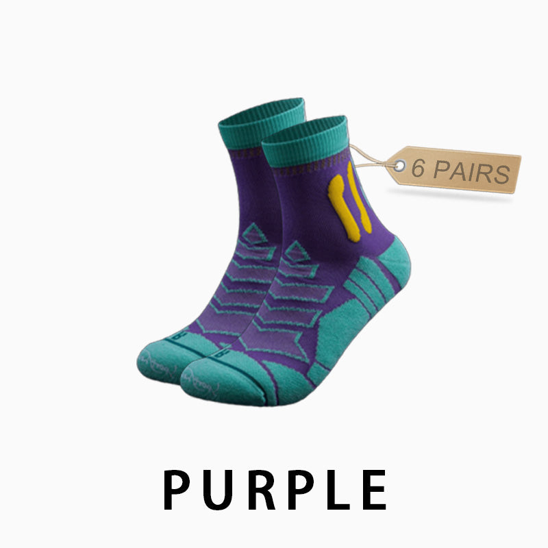 Men's Profession Running Socks（6 pairs）