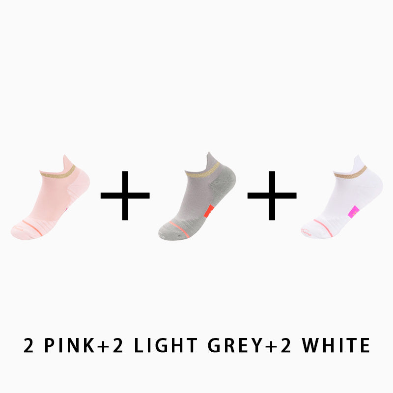 Women's Low Cut Running Socks(6 pairs）