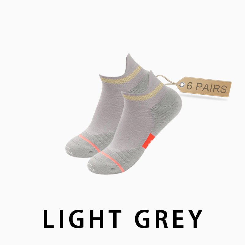 Women's Low Cut Running Socks(6 pairs）