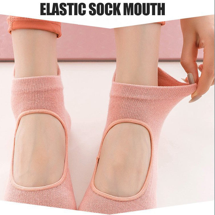 Women's Non Slip Yoga Pilates Socks （6 pairs）