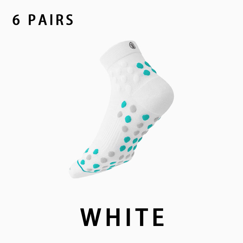 Men's Polka Dot Running Socks（6 pairs）