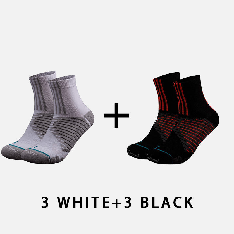 Mens Grip Socks Fitness （6 pairs）