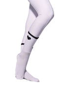 COCO Heart Grip Socks | White & Black