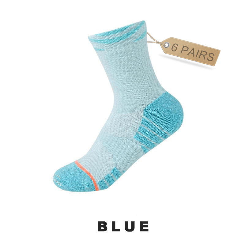 Women's Breathable Fitness Socks (6 pairs)