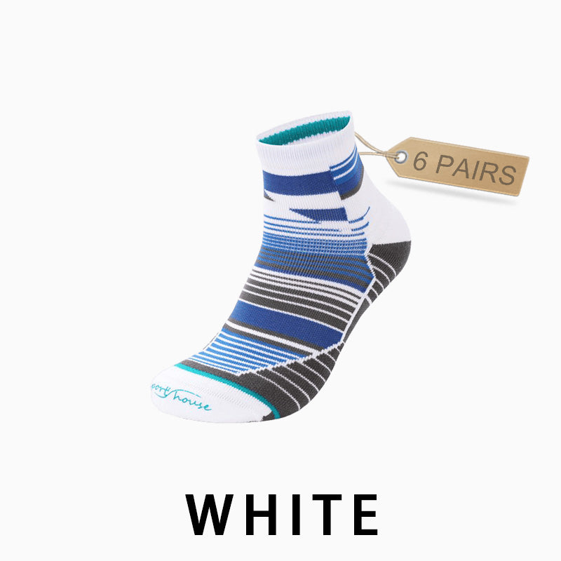 Men's Professional Running Socks Marathon（（6 pairs）