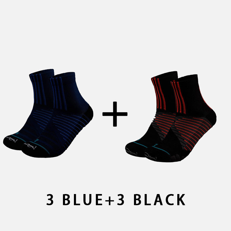 Mens Grip Socks Fitness （6 pairs）