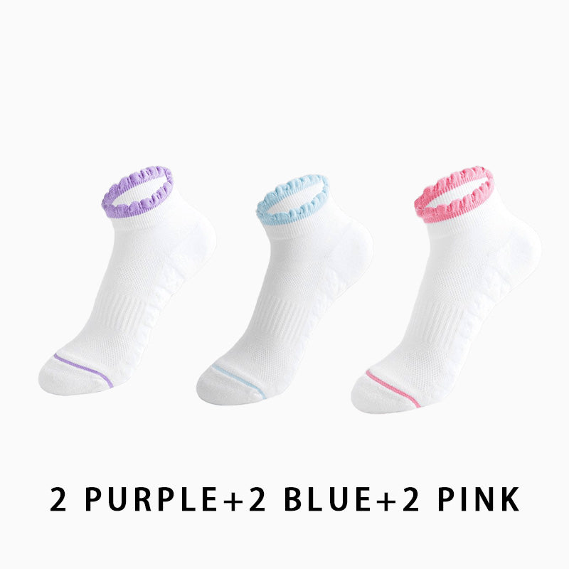 Women's Low Cut Running Socks（6 pairs）