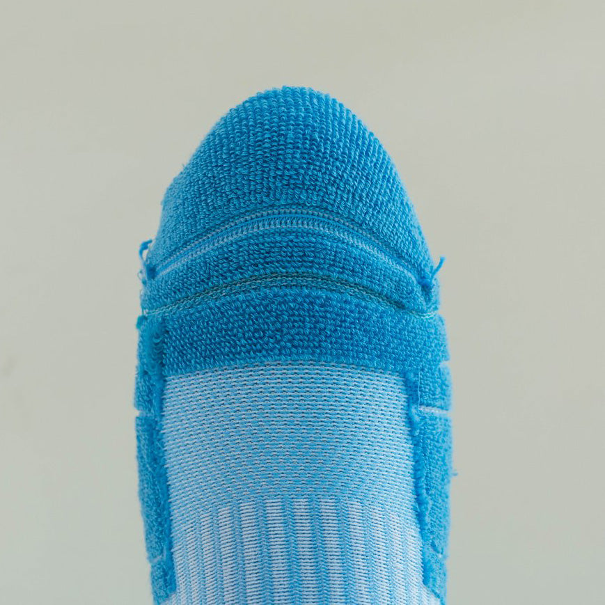 Men's Mid-calf Towelling Sole Running Socks(6 pairs）