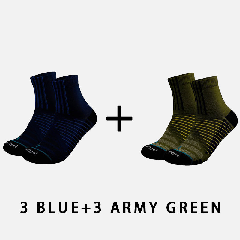 Mens Grip Socks Fitness （6 pairs）