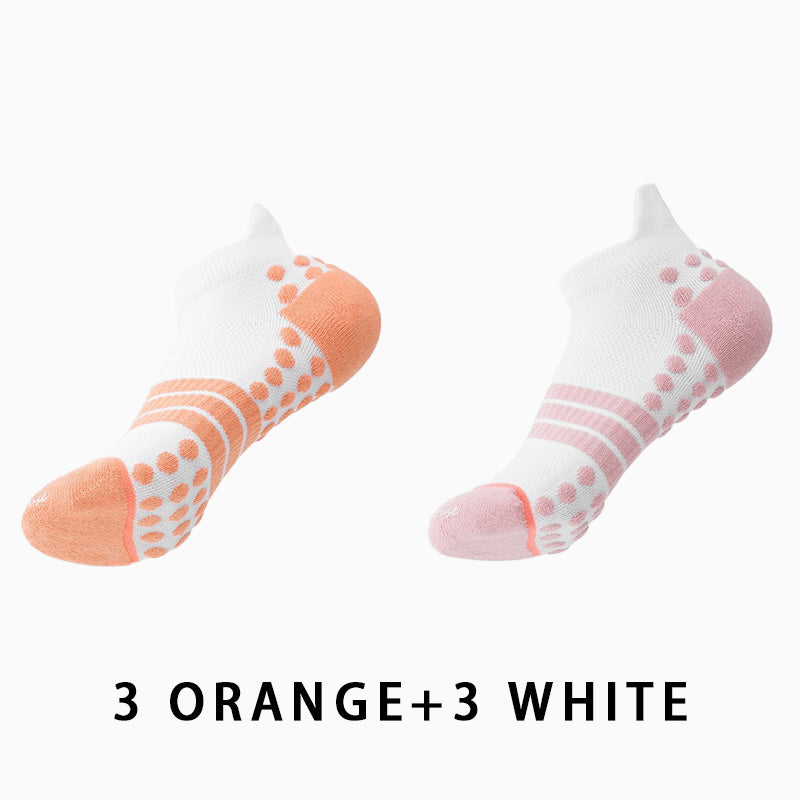 Profession Non-slip Women's Running Socks(6 pairs）
