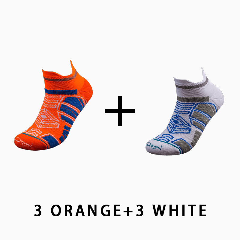 Breathable Men's Running Compression Socks（6 pairs）