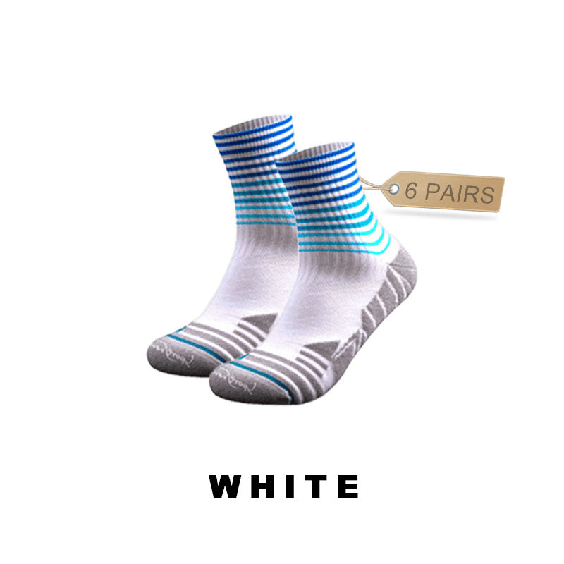 Professional Riding Men's Sport Socks(6 pairs）