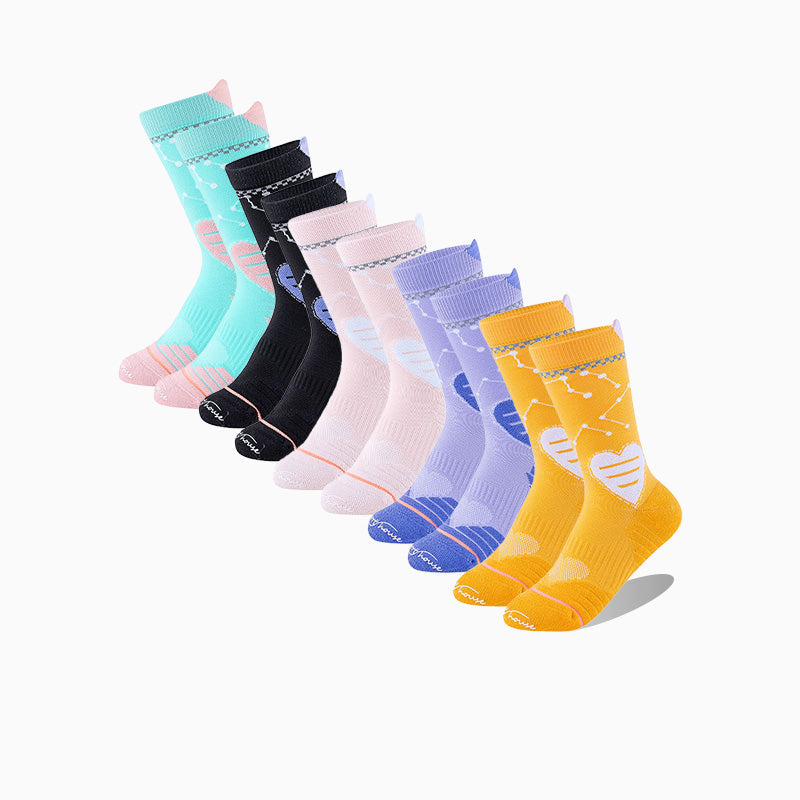 Women's Professional Breathable Cycling Socks（6 pairs）