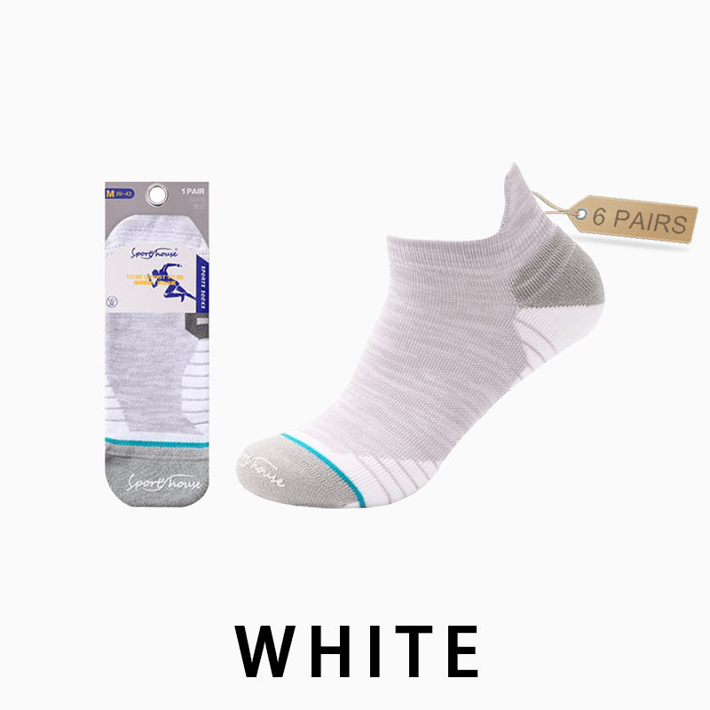 Profession Thin Men's Running Socks（6 pairs）