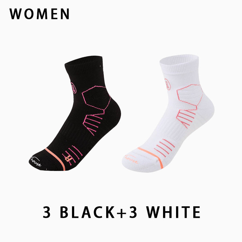 Couple's Professional Non-slip Running Socks(6 pairs）