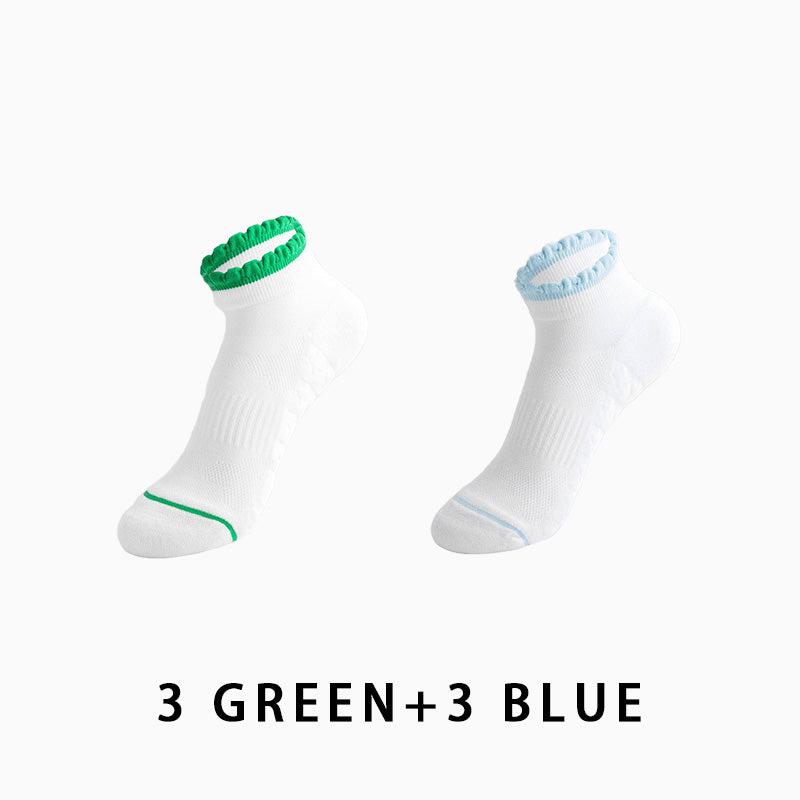 Women's Low Cut Running Socks（6 pairs）