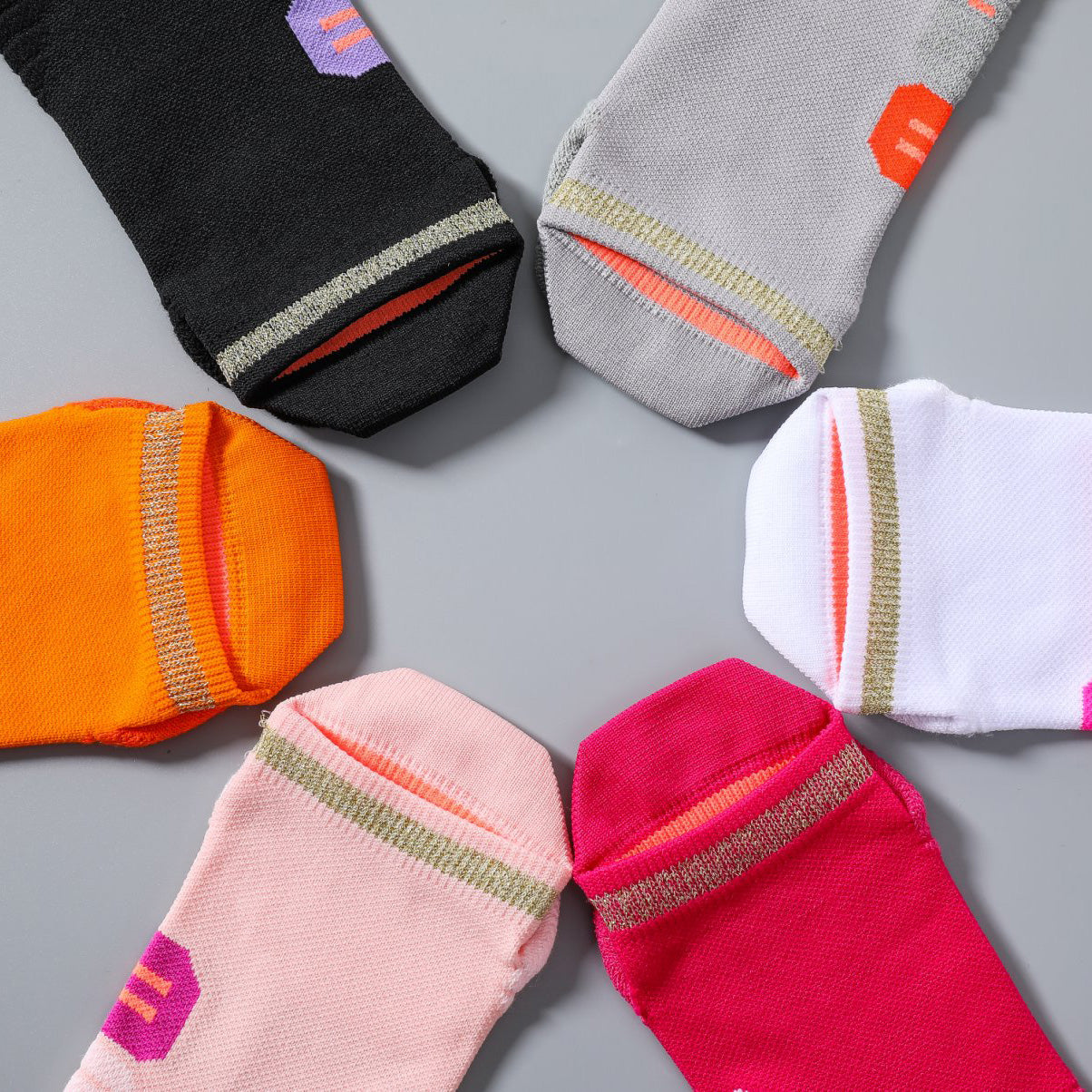 Women's Low Cut Running Socks(6 pairs）