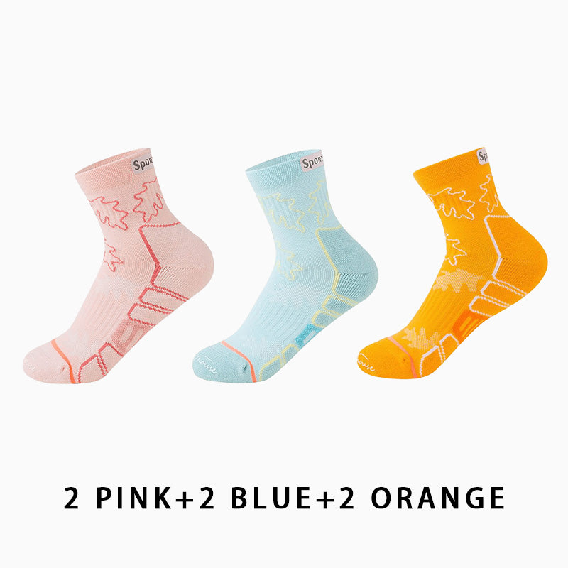 Women's Breathable Running Compression Socks（6 pairs）