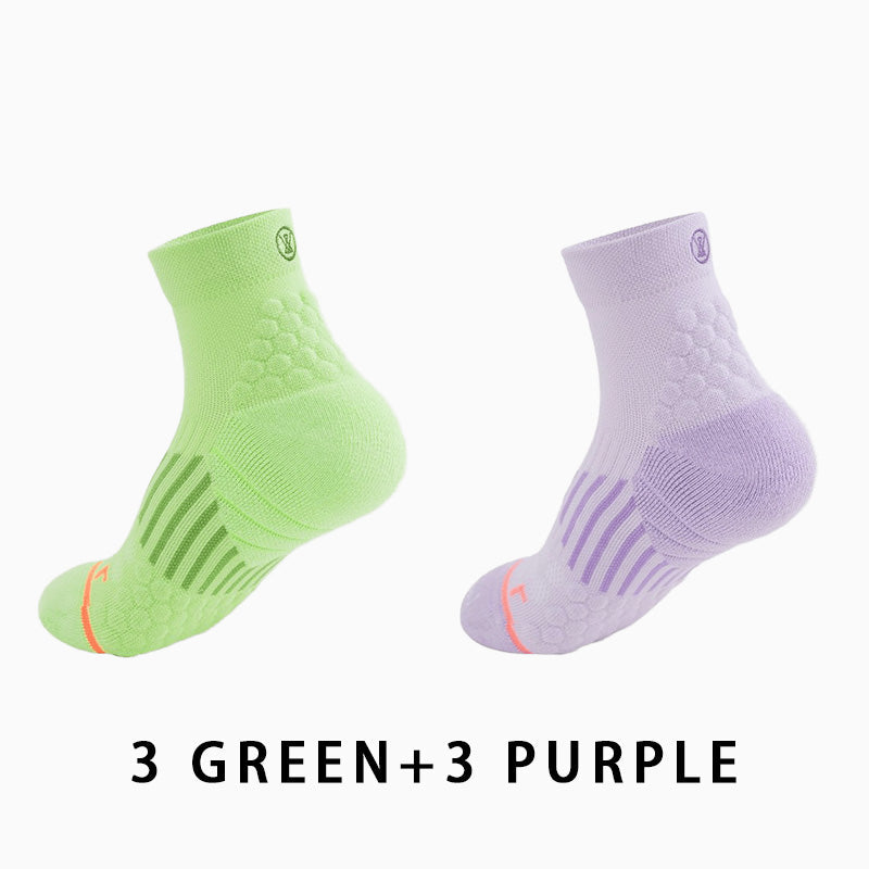 Women's Anti-slip Sports Running Socks（6 pairs）