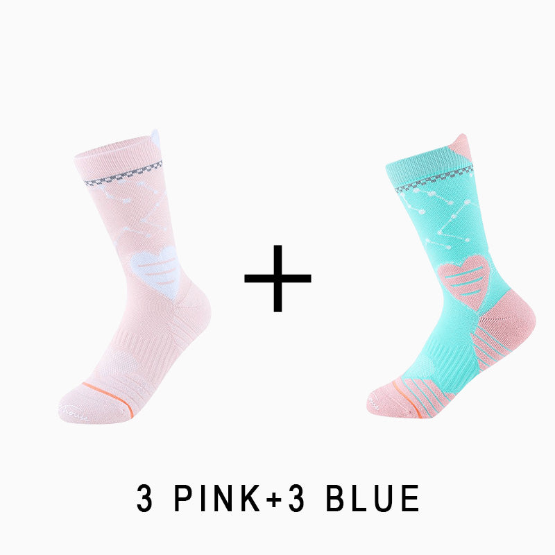 Women's Professional Breathable Cycling Socks（6 pairs）