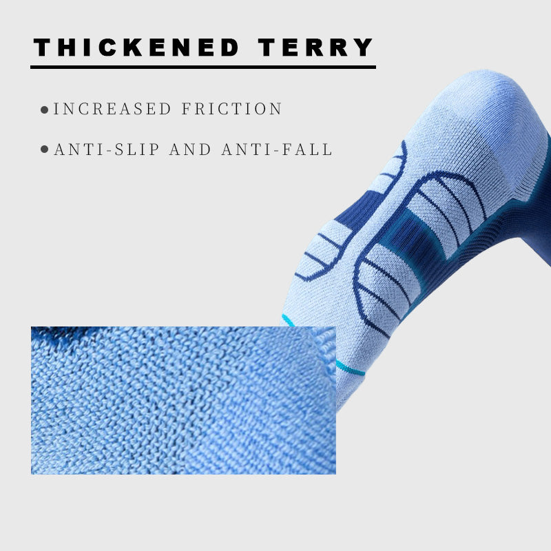 Breathable Men's Mid-calf Cycling Socks(6 pairs）