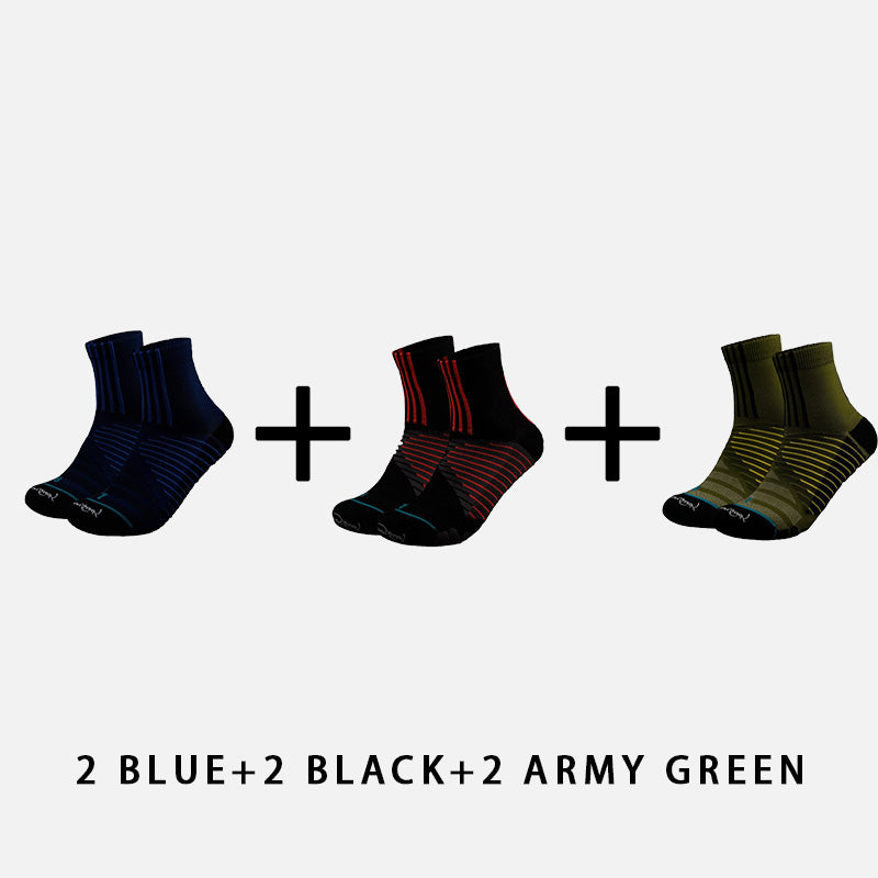 Mens Grip Socks Fitness （6 pairs）