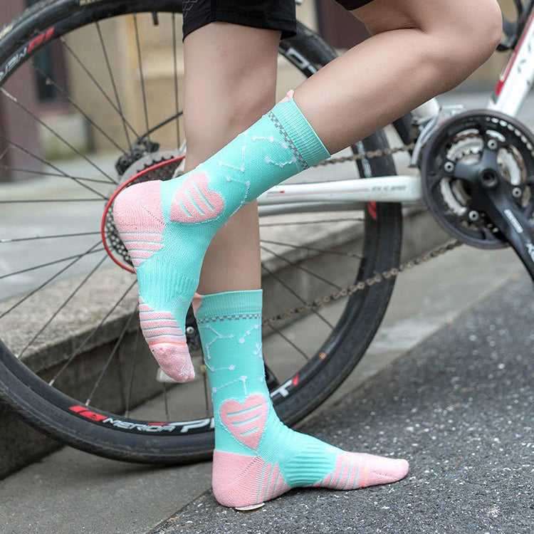 Women's Professional Breathable Cycling Socks（6 pairs）
