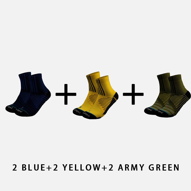 Mens Grip Socks Fitness （6 pairs）