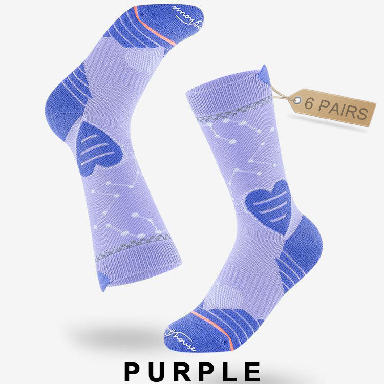 Women's Professional Breathable Cycling Socks（6 pairs）
