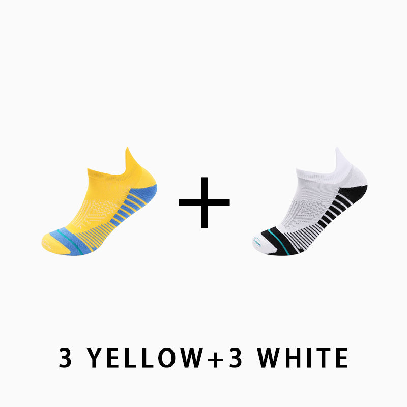 Men's Profession Low Cut Running Socks(6 pairs）