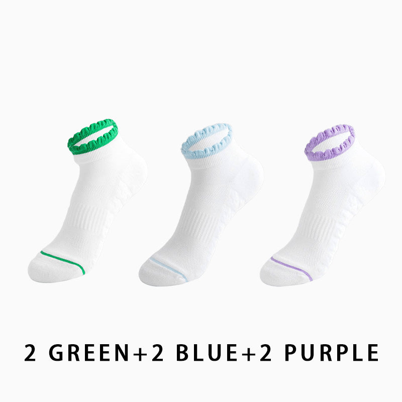 Women's Low Cut Running Socks（6 pairs）