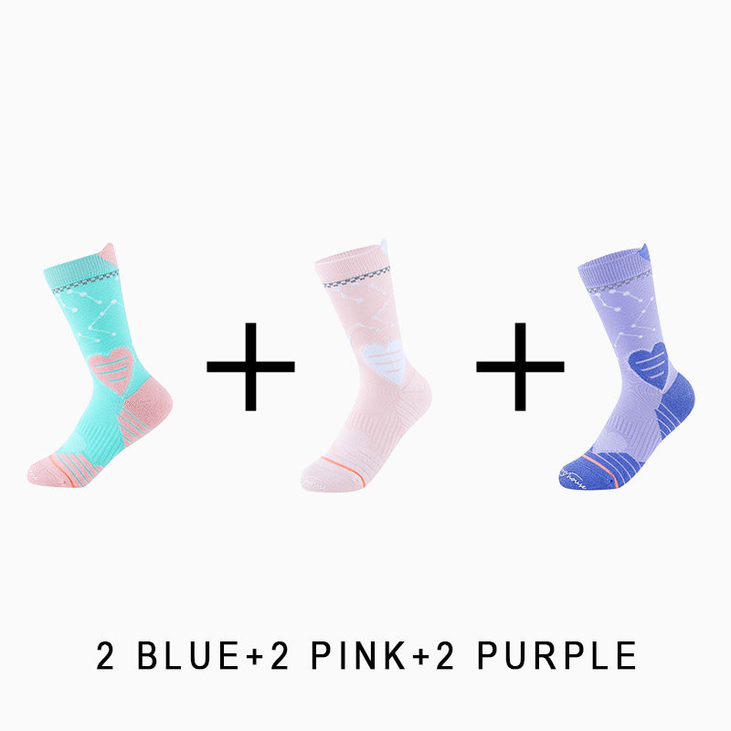 Women's Professional Breathable Cycling Socks（6 pairs）