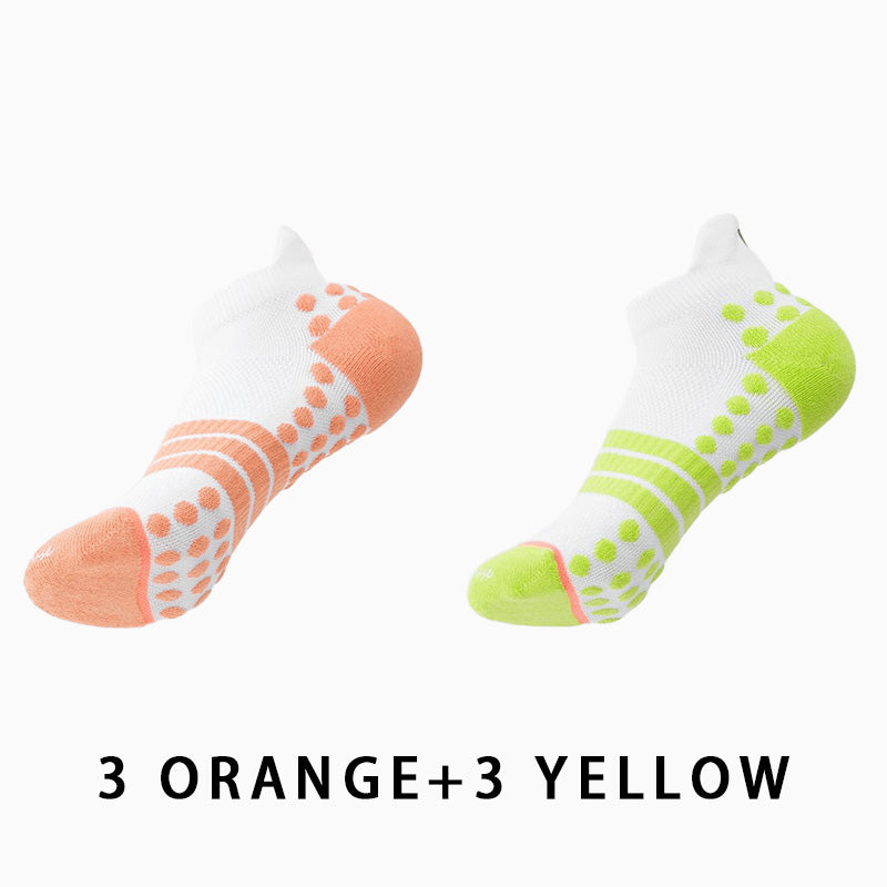 Profession Non-slip Women's Running Socks(6 pairs）
