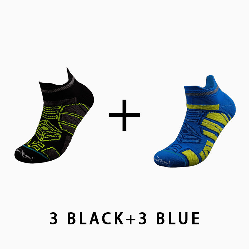 Breathable Men's Running Compression Socks（6 pairs）