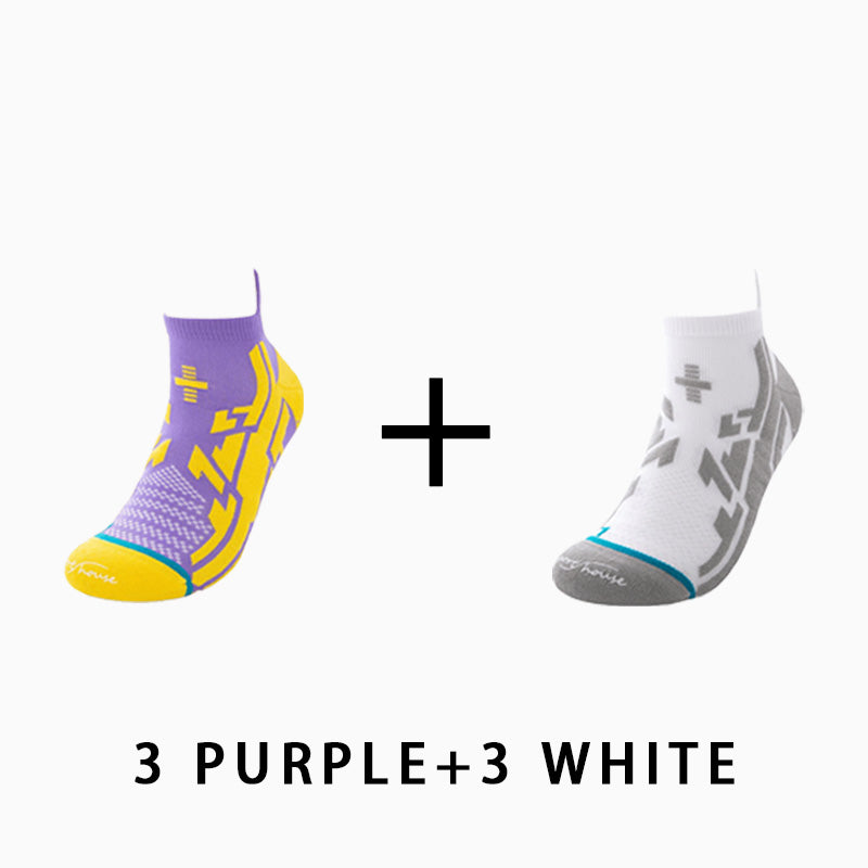 Profession Men's Running Compression Socks(6 pairs)