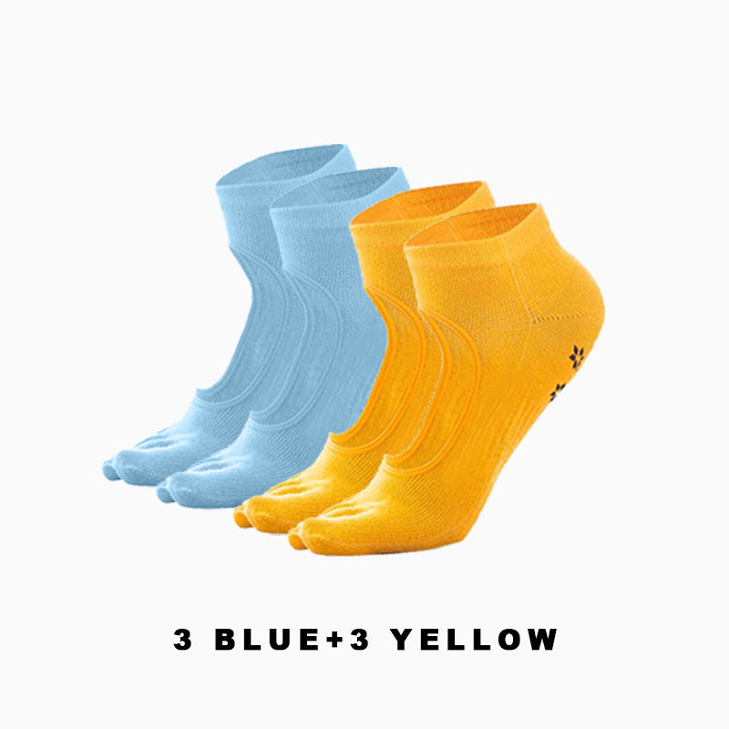 Professional Women's Pilates Yoga Socks（6 pairs）