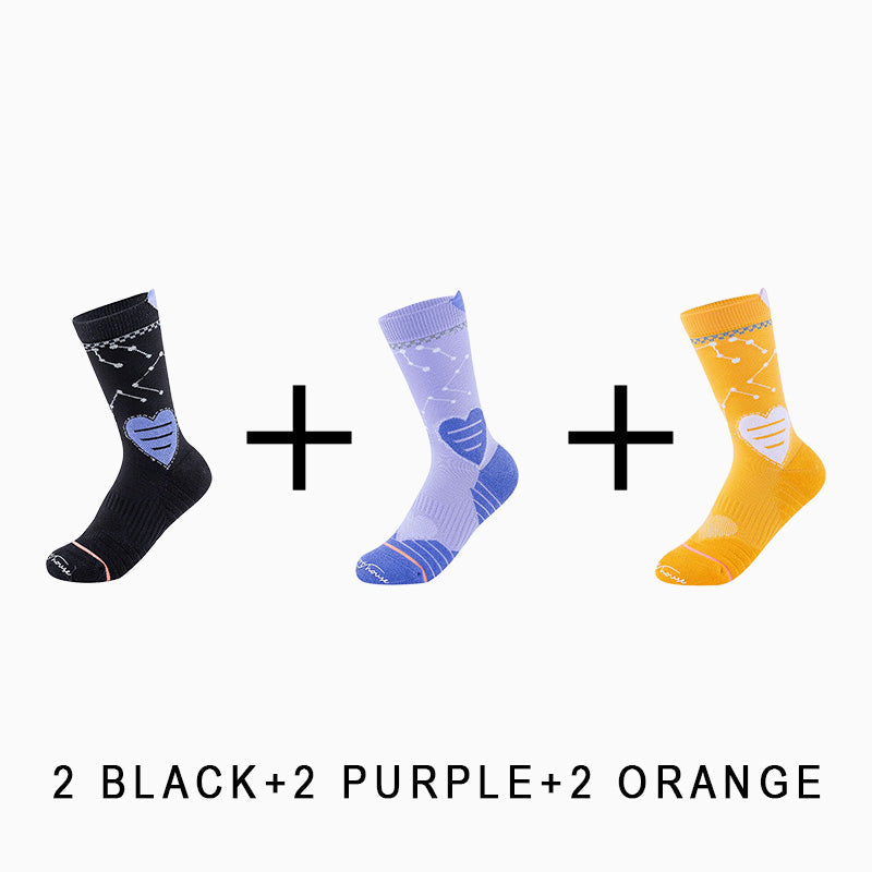 Women's Professional Breathable Cycling Socks（6 pairs）