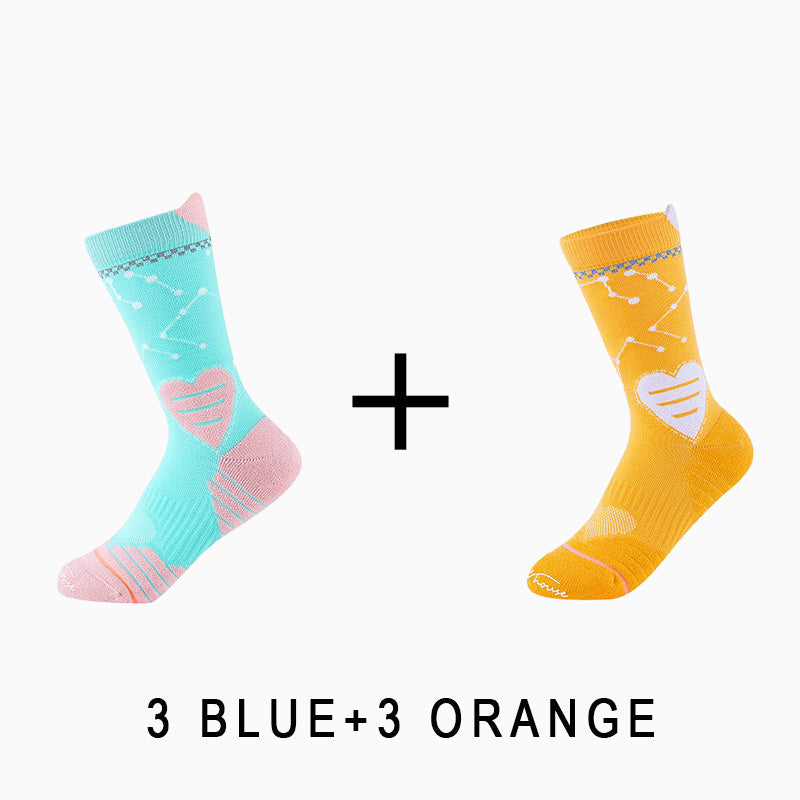 Women's Professional Breathable Cycling Socks（6 pairs）