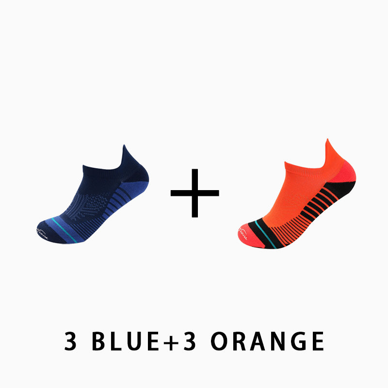 Men's Profession Low Cut Running Socks(6 pairs）