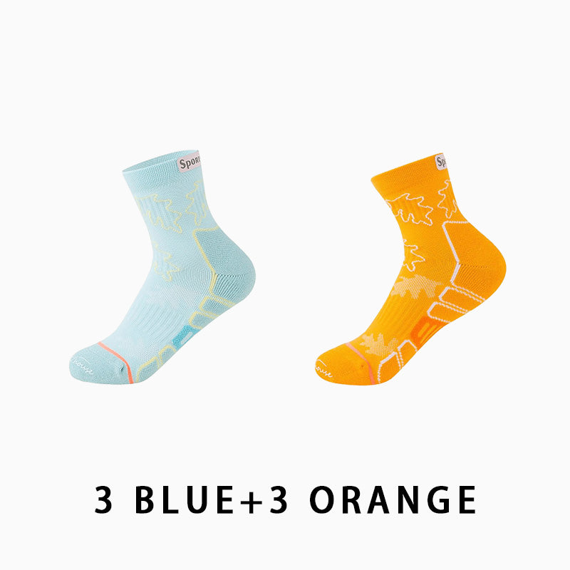 Women's Breathable Running Compression Socks（6 pairs）