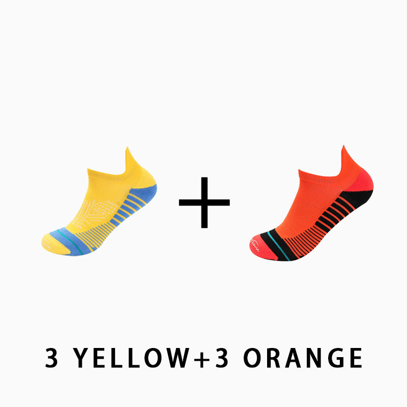 Men's Profession Low Cut Running Socks(6 pairs）
