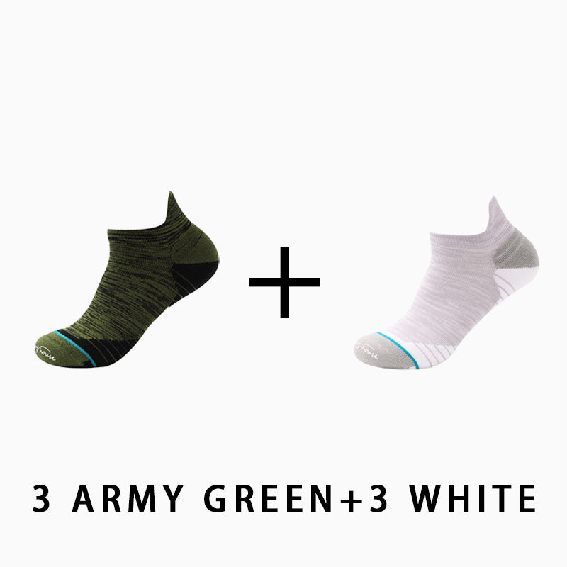 Profession Thin Men's Running Socks（6 pairs）