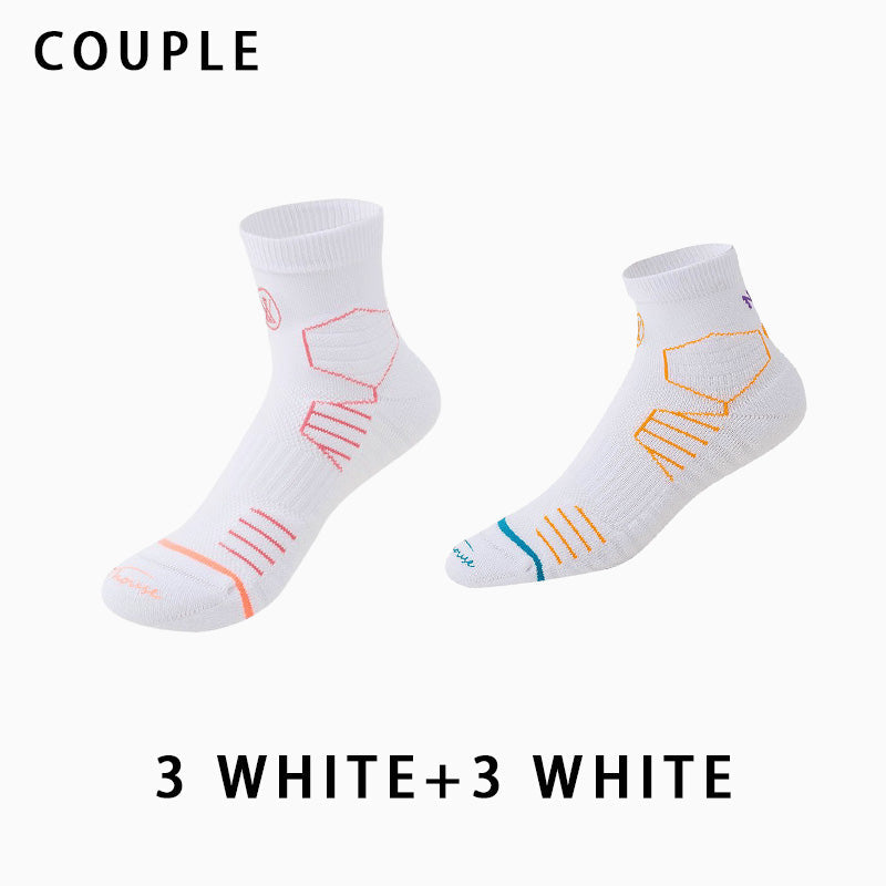 Couple's Professional Non-slip Running Socks(6 pairs）