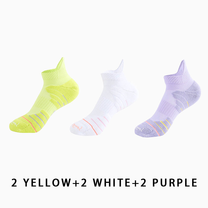 Women's Short Running Compression Socks(6 pairs）