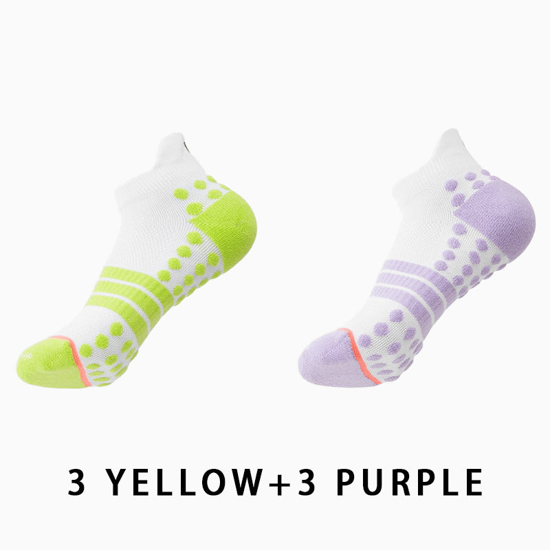 Profession Non-slip Women's Running Socks(6 pairs）