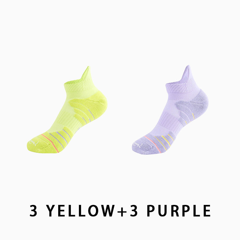 Women's Short Running Compression Socks(6 pairs）