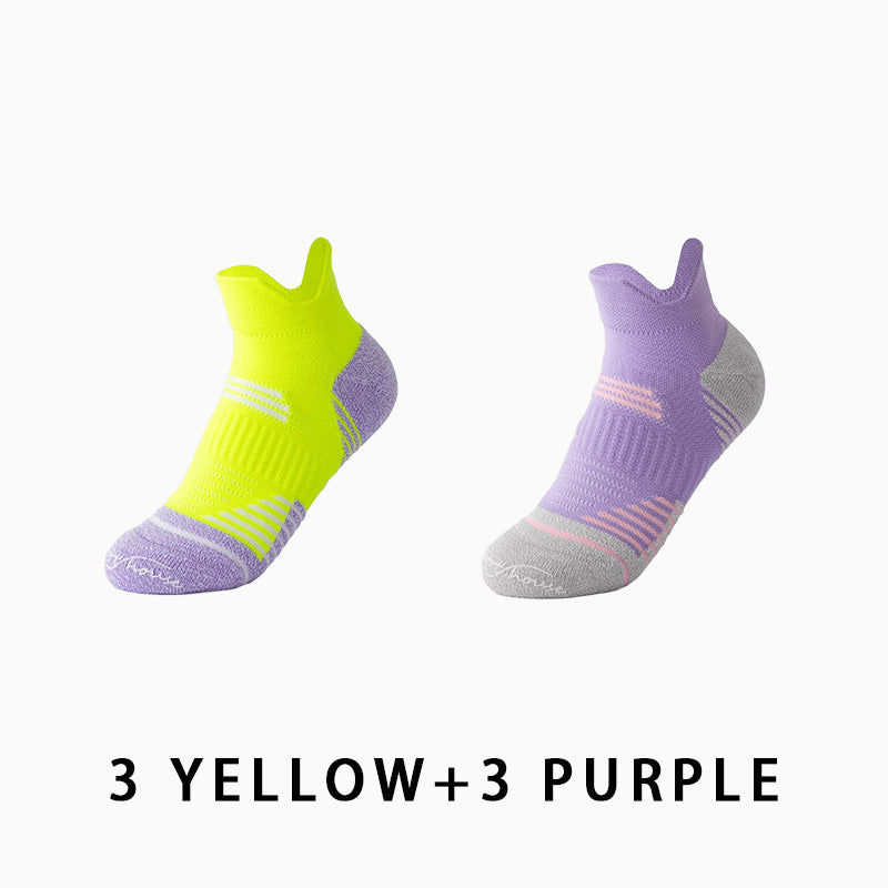 Marathon Low Cut Women Running Socks（6 pairs）