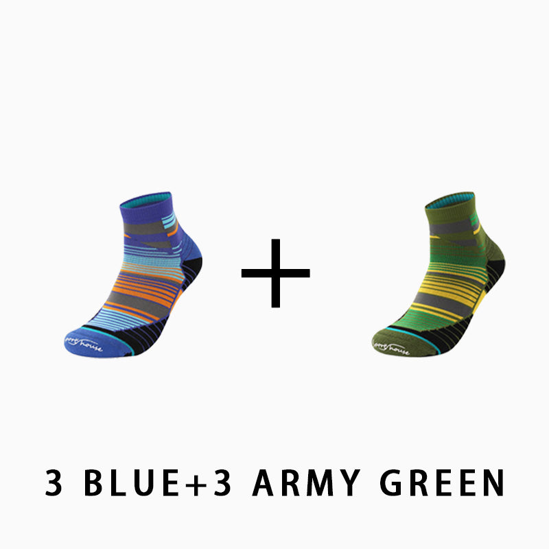 Men's Professional Running Socks Marathon（（6 pairs）
