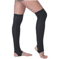 Women's Stirrup Charcoal Over Knee Socks